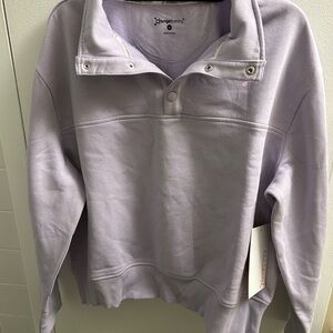 Orangetheory Light Purple Quarter-Zip Top